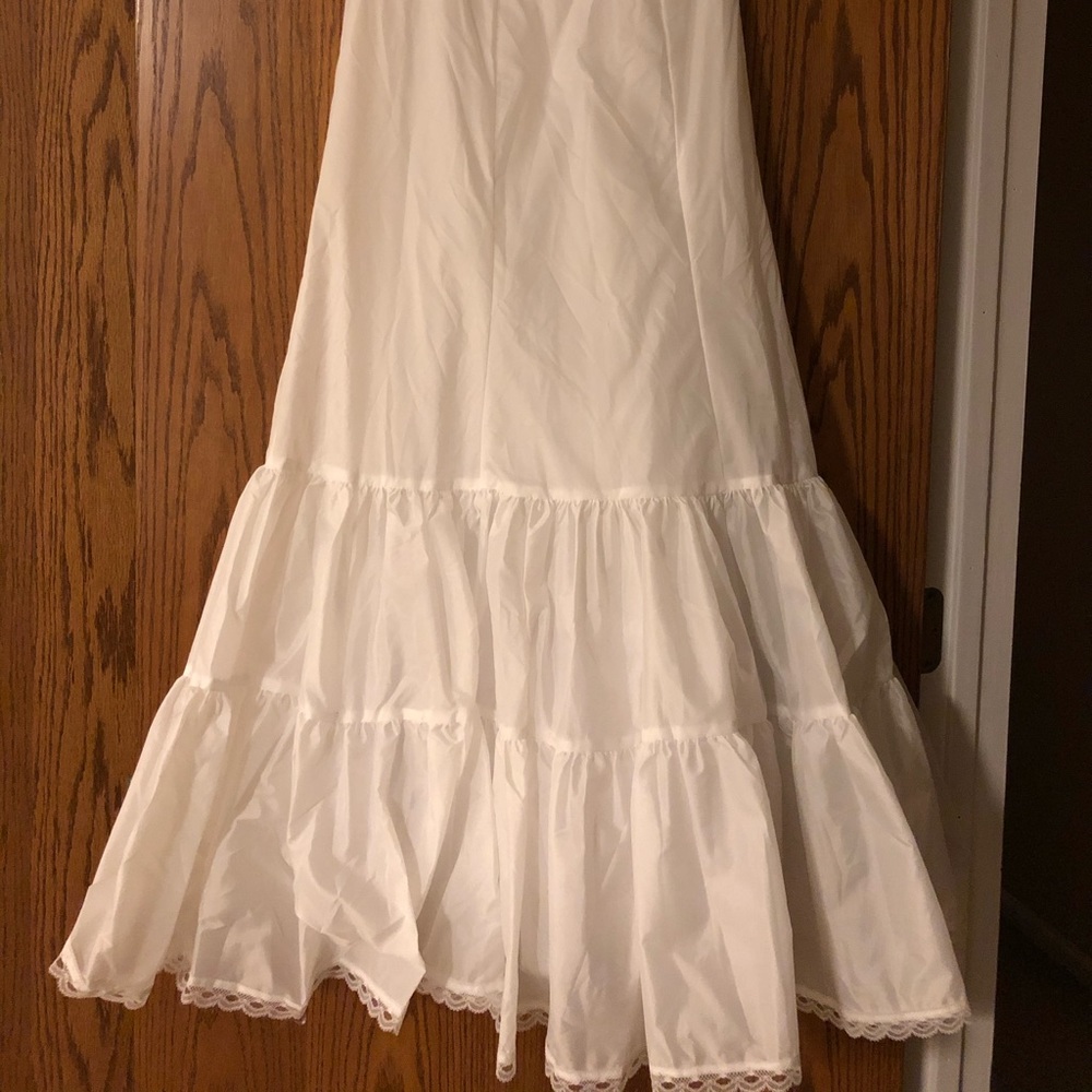 Full length A-line slip